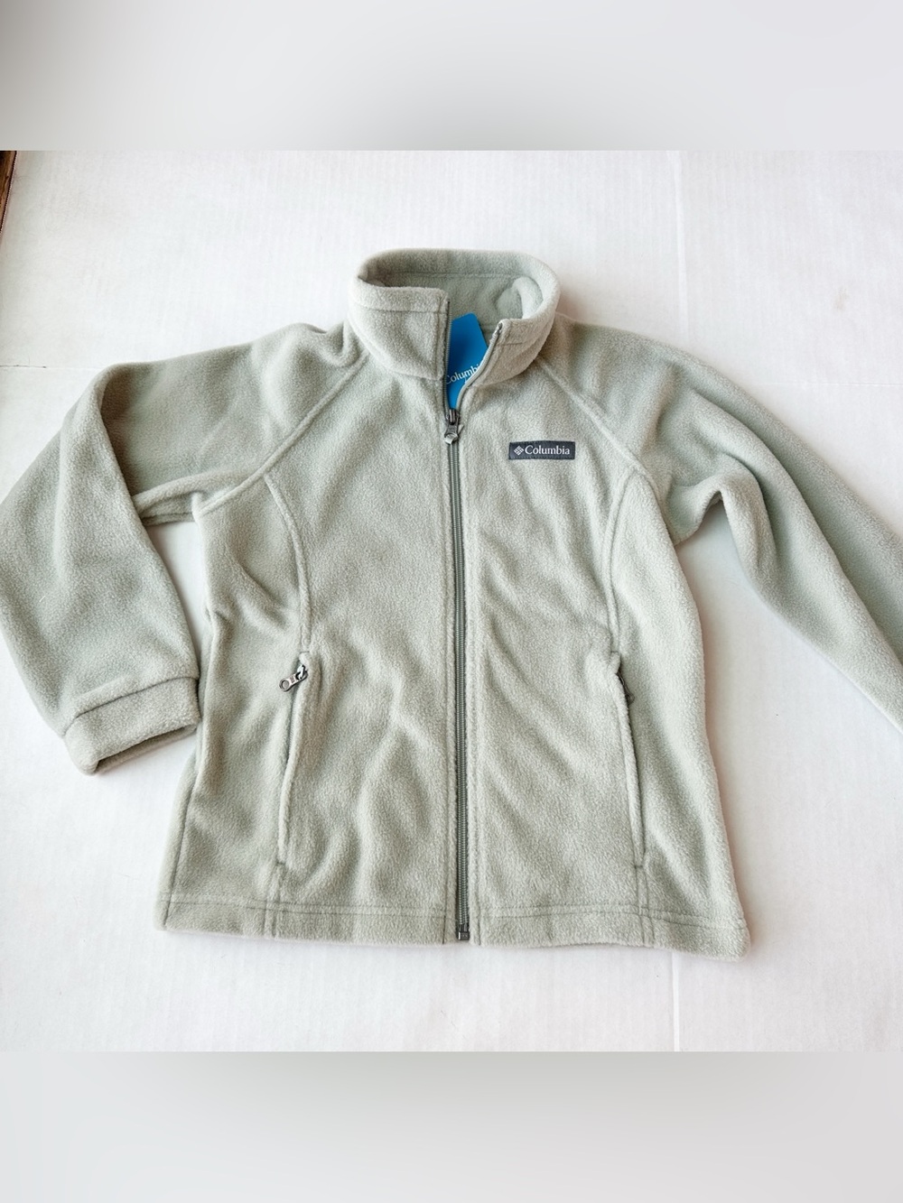 Columbia New Youth Berry
Ranch Fleece Jacket In Sage Green Size S NWT